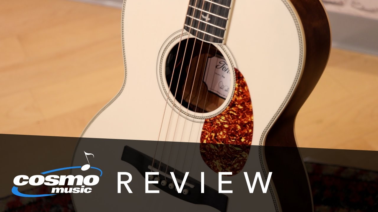 PRS SE P20E Limited Edition Antique White Acoustic-Electric Guitar