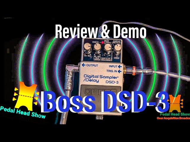 Vintage Boss DSD-3, Digital Sampler & Delay, 1986 Long Chip