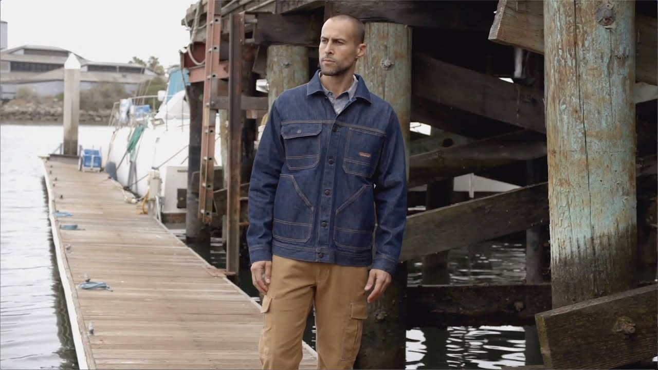メンズ・スティール・フォージ・デニム・ジャケット：パタゴニア - YouTube