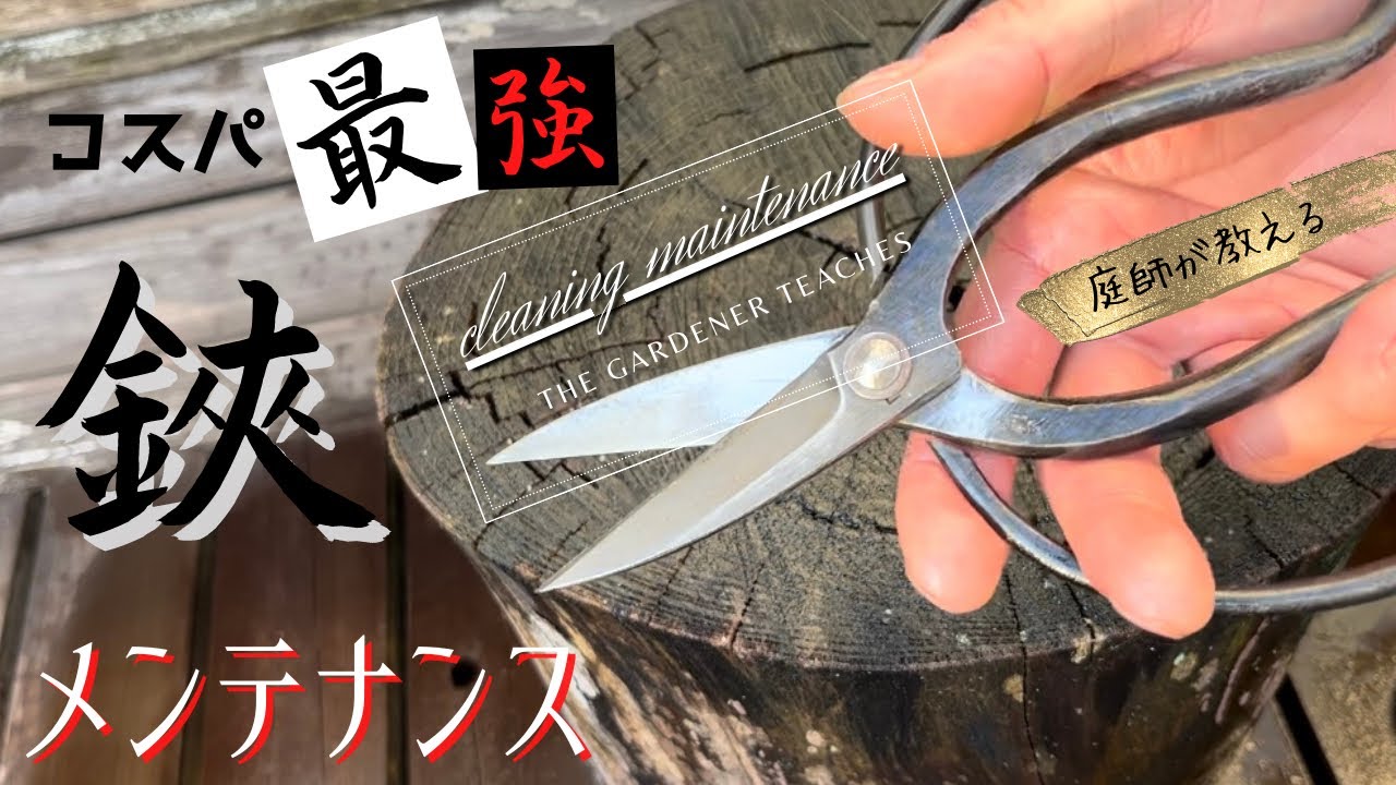 植木鋏,木鋏,蕨手】庭師の鋏コレクション〜型の特性からお値段まで