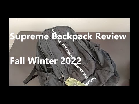 Supreme Backpack Review - Black - Fall Winter 2022 - Legit