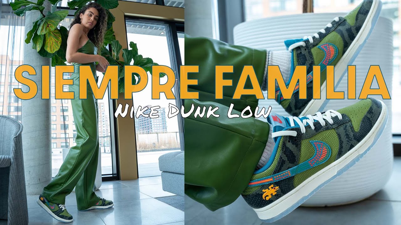 BOLD AND COLORFUL! Nike Dunk Low Siempre Familia Review and How to