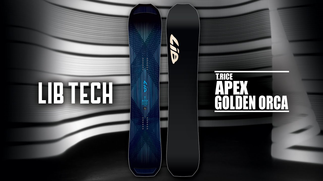 2023-2024 APEX GOLDEN ORCA | LIB TECH SNOWBOARD - YouTube