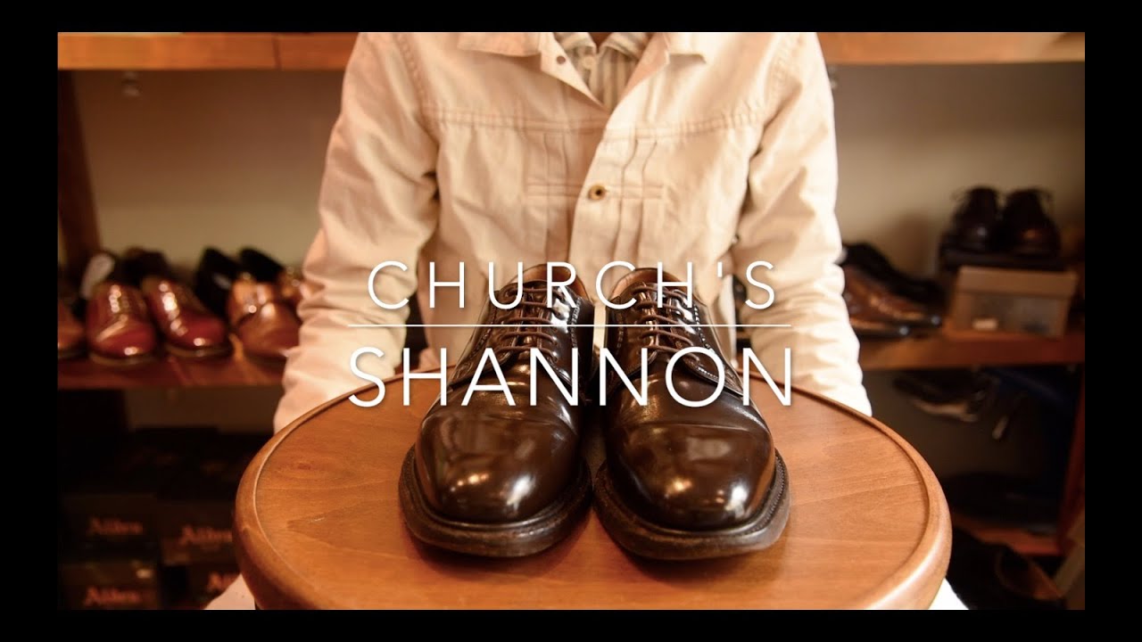 チャーチ SHANNON【シャノン】プレーントゥ ライトエボニー ポリッシュ