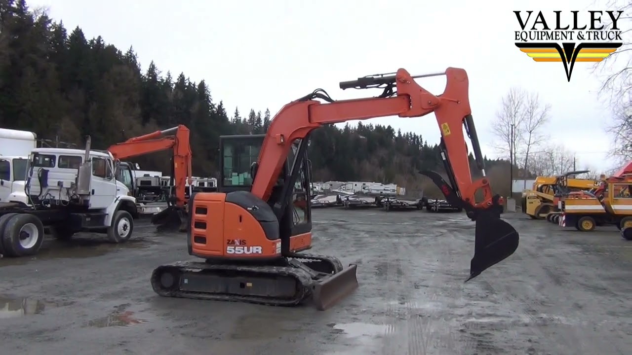2018 HITACHI ZX55UR 5B 50763 - YouTube
