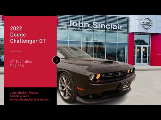 2022 Dodge Challenger U251281A - YouTube