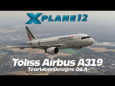 X-Plane 12 | Toliss A319 | Tear Wear Designs Freeware - YouTube