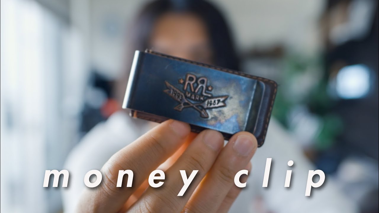 RRL] A compact leather money clip that tickles the masculine heart
