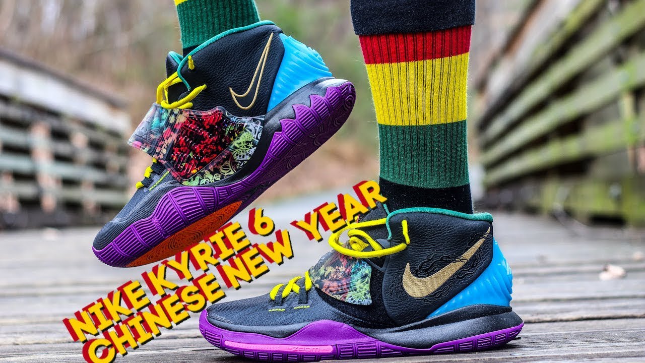 NIKE KYRIE 6 CHINESE NEW YEAR CNY REVIEW & ON FEET!! - YouTube