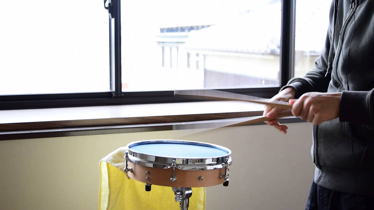 Pearl ドラムトレーニングパッド TPX-10 スタッフレビュー - YouTube