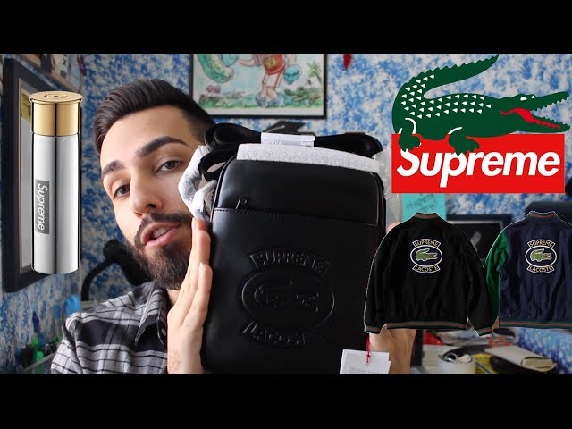 SUPREME X LACOSTE SS18 WEEK 9 PICKUPS! SHOULDER BAG AND MORE