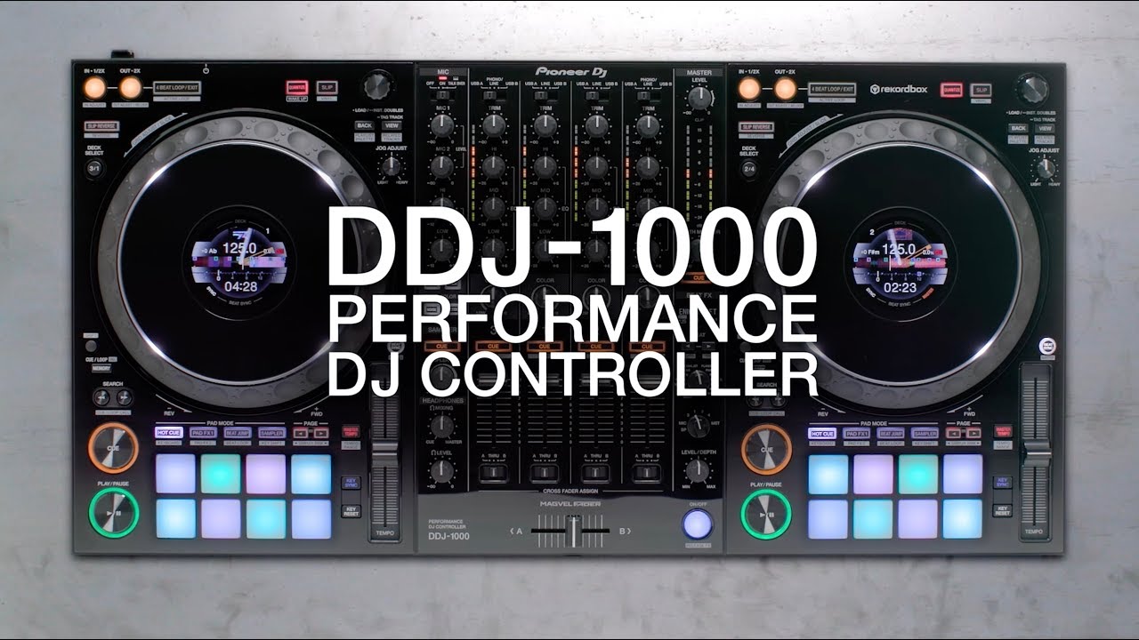 Pioneer DJ DDJ-1000 Professional DJ Controller for rekordbox dj