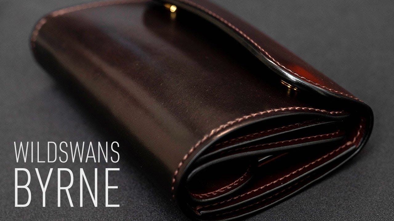ワイルドスワンズの3つ折り財布 BYRNE（バーン：シェルコードバン）1日