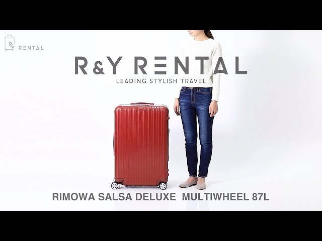 リモワ サルサデラックス 87L 4輪 RIMOWA SALSA DELUXE - YouTube
