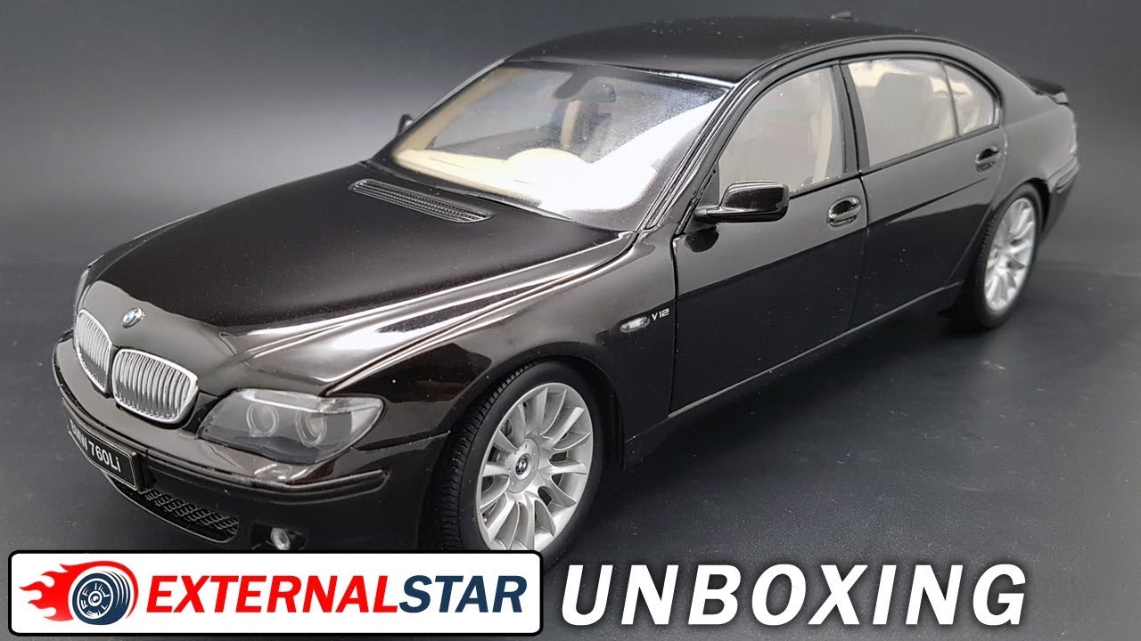 BMW 760Li E66 Individual 1:18 black Kyosho review - YouTube