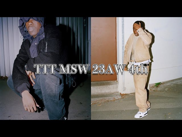 TTT MSW 23AW 4th 今期最も推しのダックシリーズ！加工・シルエット