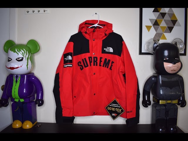 TNF X SUPREME ARC LOGO MOUNTAIN JACKET W/ GORETEX!!!! - YouTube