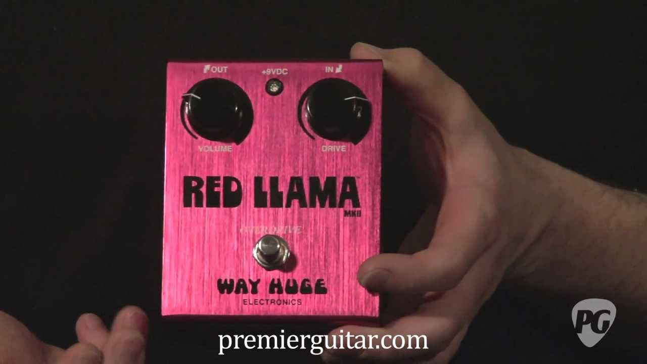 Video Review - Way Huge Red Llama Overdrive MkII - YouTube
