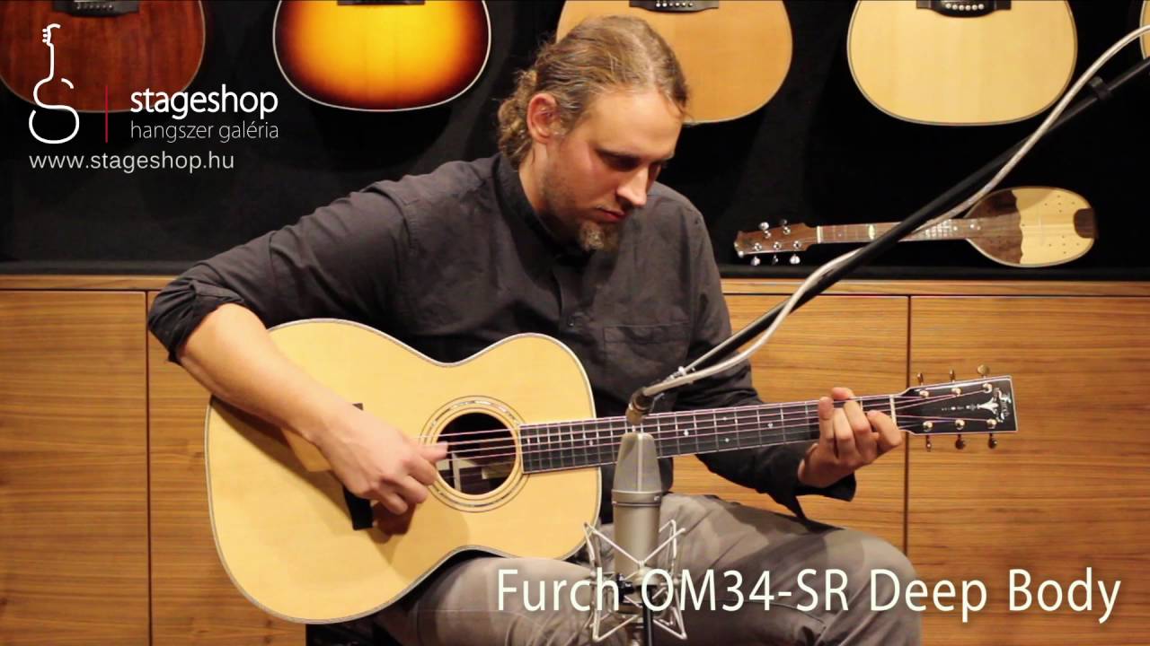 Furch OM34-SR Deep Body played by Simon Fejér in Stageshop - YouTube