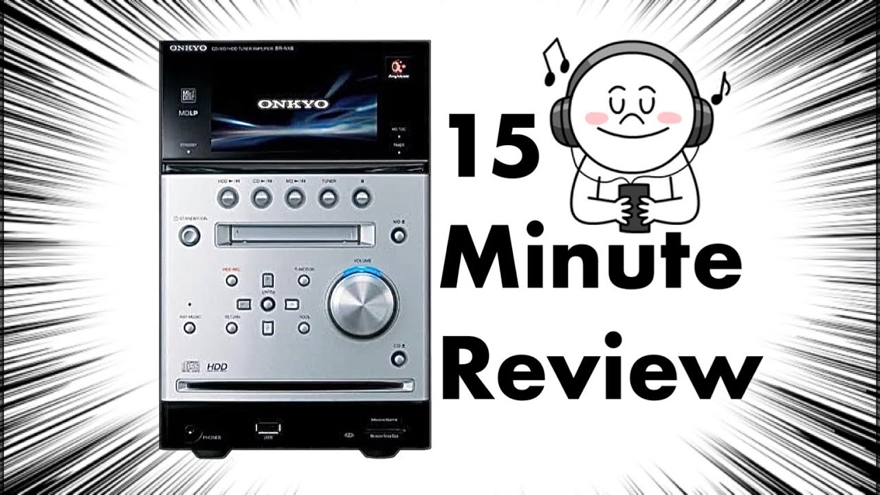 Onkyo BR-NX8 Rare Find MD CD HDD USB Memory Stick Duo Network Mini