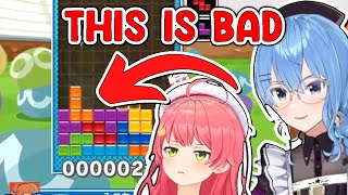 Suichan giving good advice Tetris explanation to Miko - YouTube