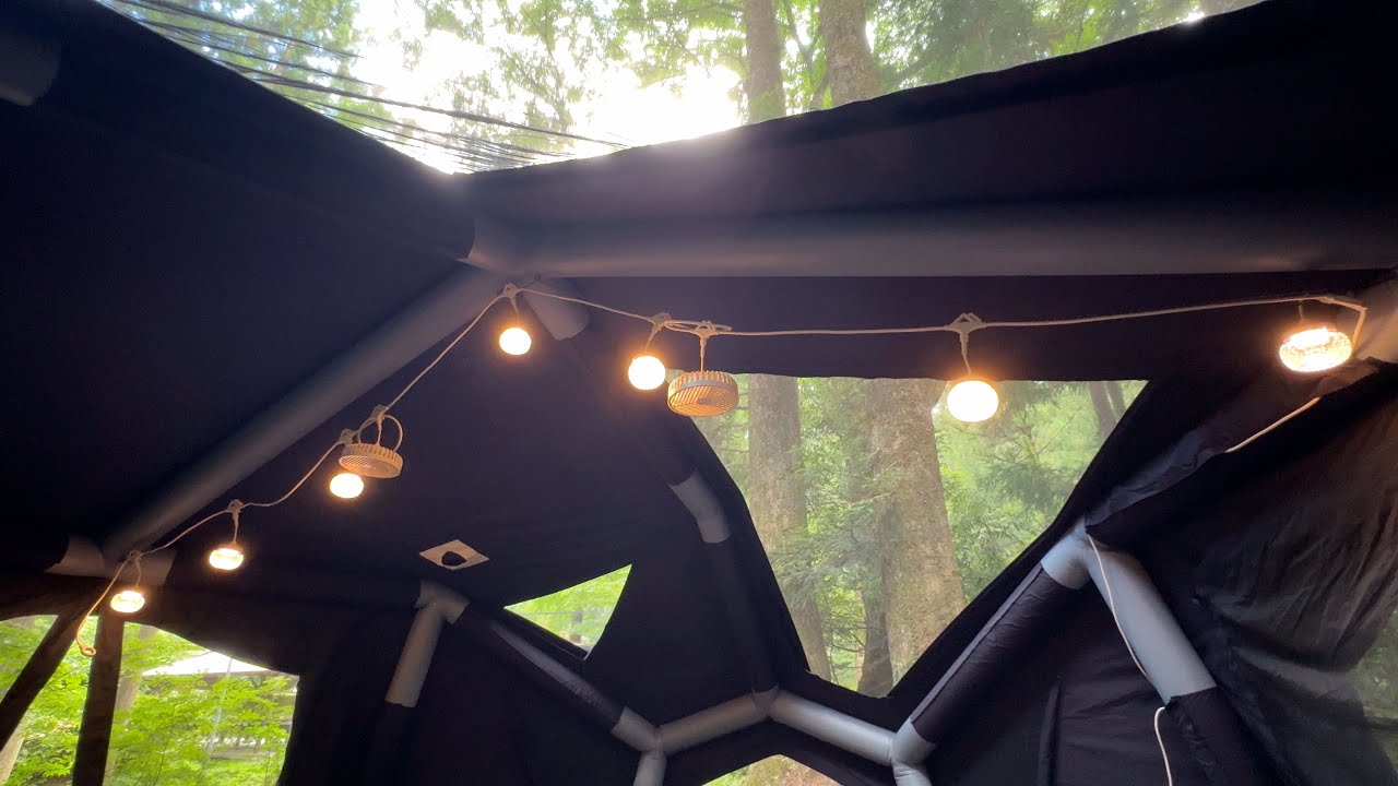 光と風」を操ってテントの夜を超快適に！coodyGLOWNAパーティーライト