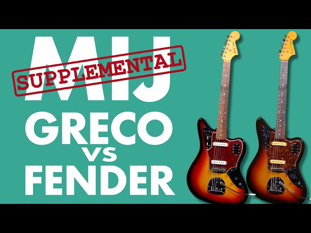 MIJ Supplemental #1: Greco JG700 vs Fender Japan Jaguar! - YouTube