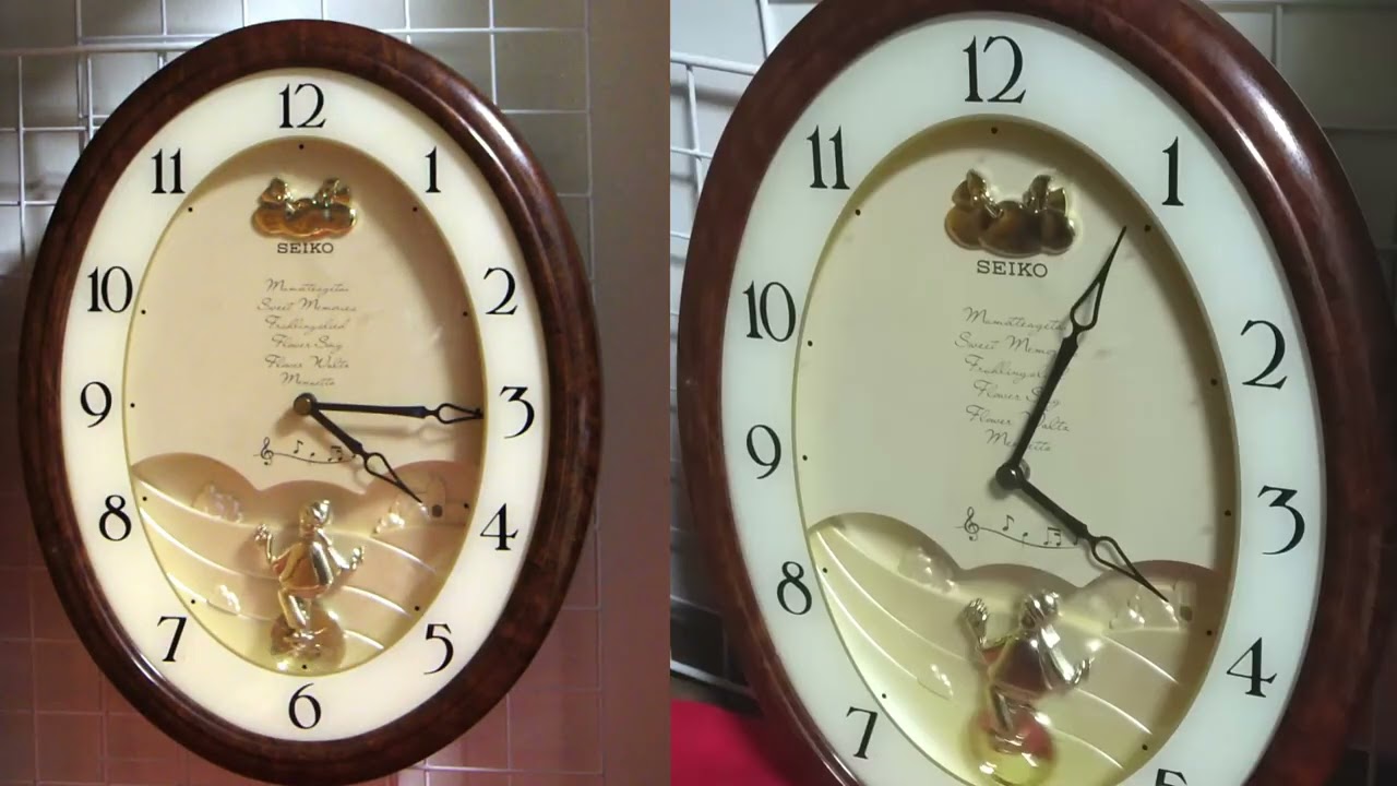 イルミナRE545L | SEIKOからくり時計 - YouTube