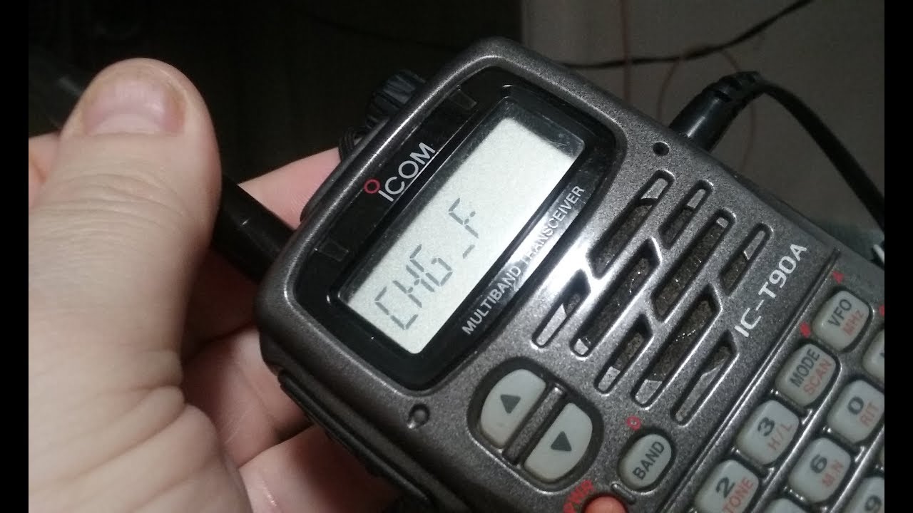 Icom T90A 6M 2M 440 Looking Back & Imax Charger - YouTube