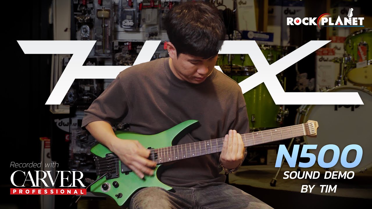 Hex guitars N500 Sound Demo by Tim - Rockplanet - YouTube