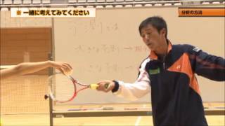 打球方向の判断方法（小峯秋二のソフトテニス進化論） - YouTube