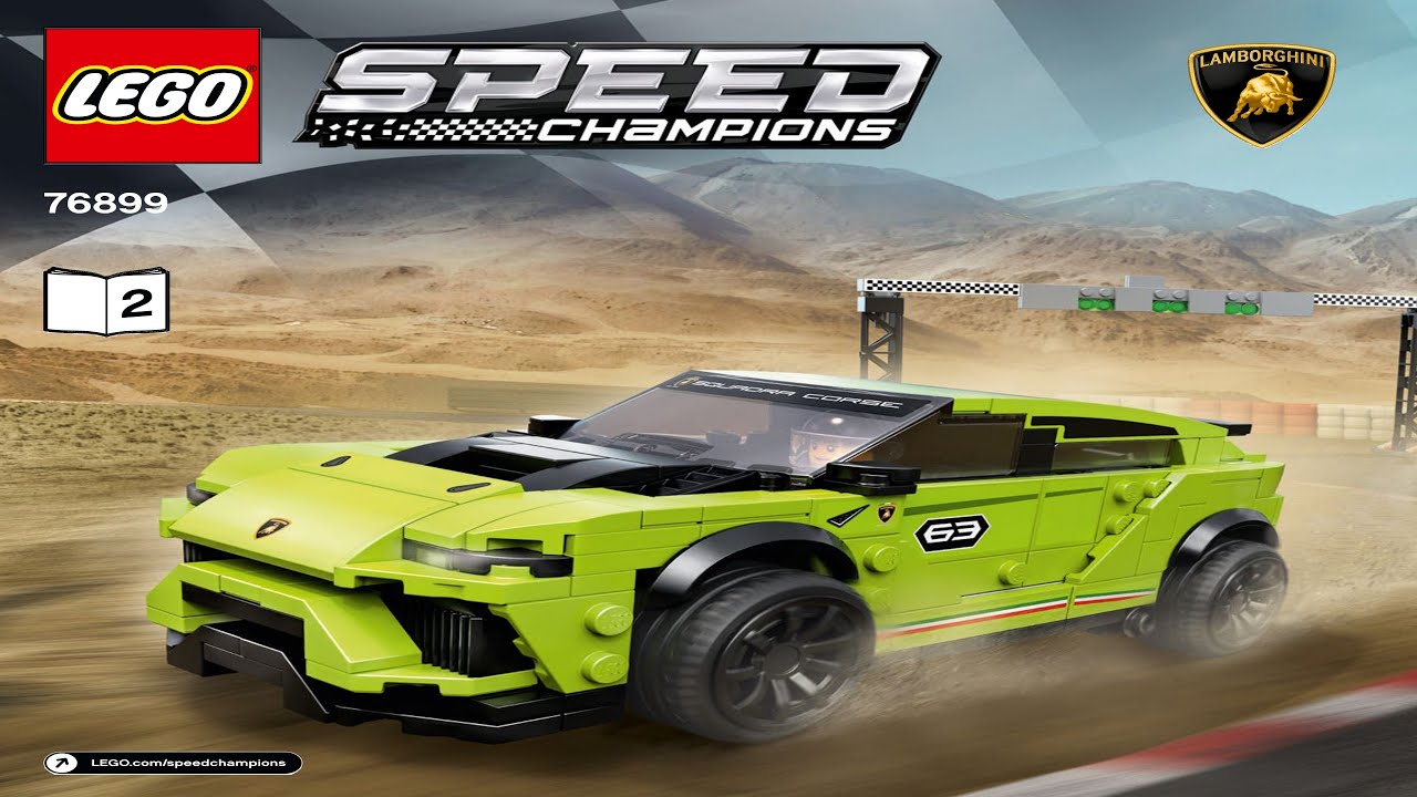 🏁 LEGO instructions 🏁 Speed Champions 🏁 76899 🏁 Urus ST X