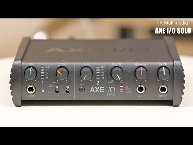 IK MULTIMEDIA / AXE I/O Solo【デジマート・マガジン製品レビュー