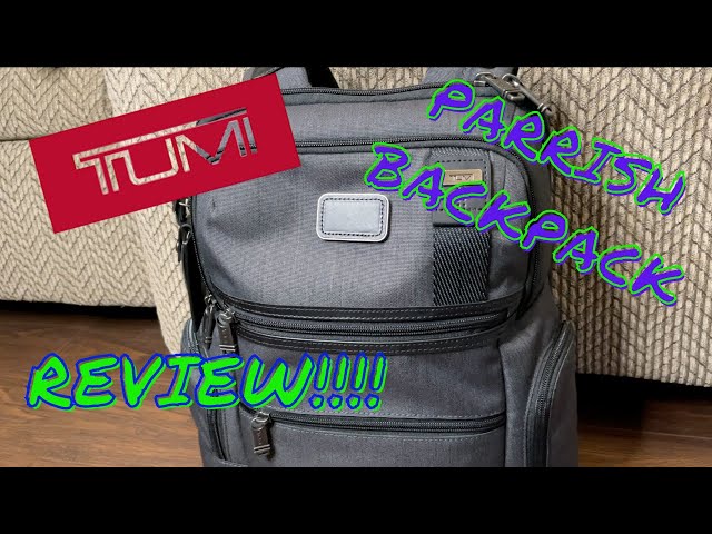 TUMI Parrish Backpack Review ( IN DEPTH) - YouTube