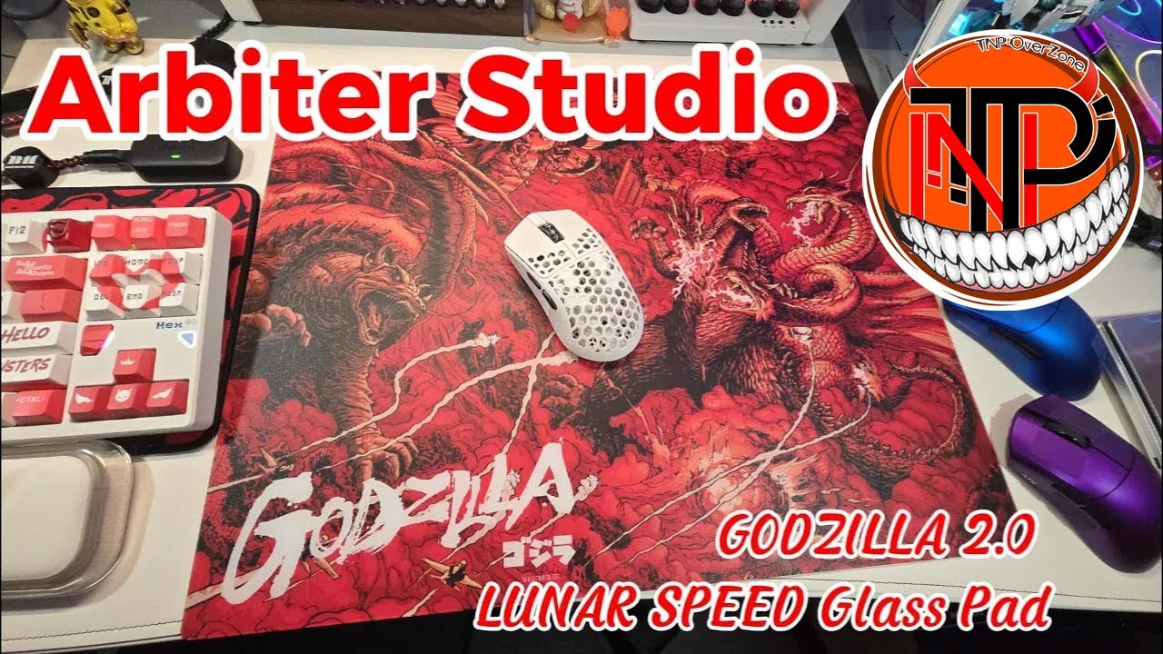 Review]Arbiter Studio-GODZILLA 2.0 - LUNAR [SPEED Glass Pad