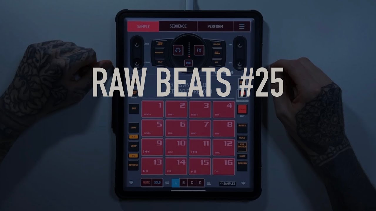 NervousCook$ - RAW Beats #25 - iPad Koala Sampler Hip Hop Vinyl