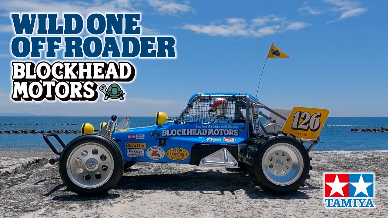 TAMIYA 1/10 R/C WILD ONE OFF-ROADER BLOCKHEAD MOTORS - YouTube