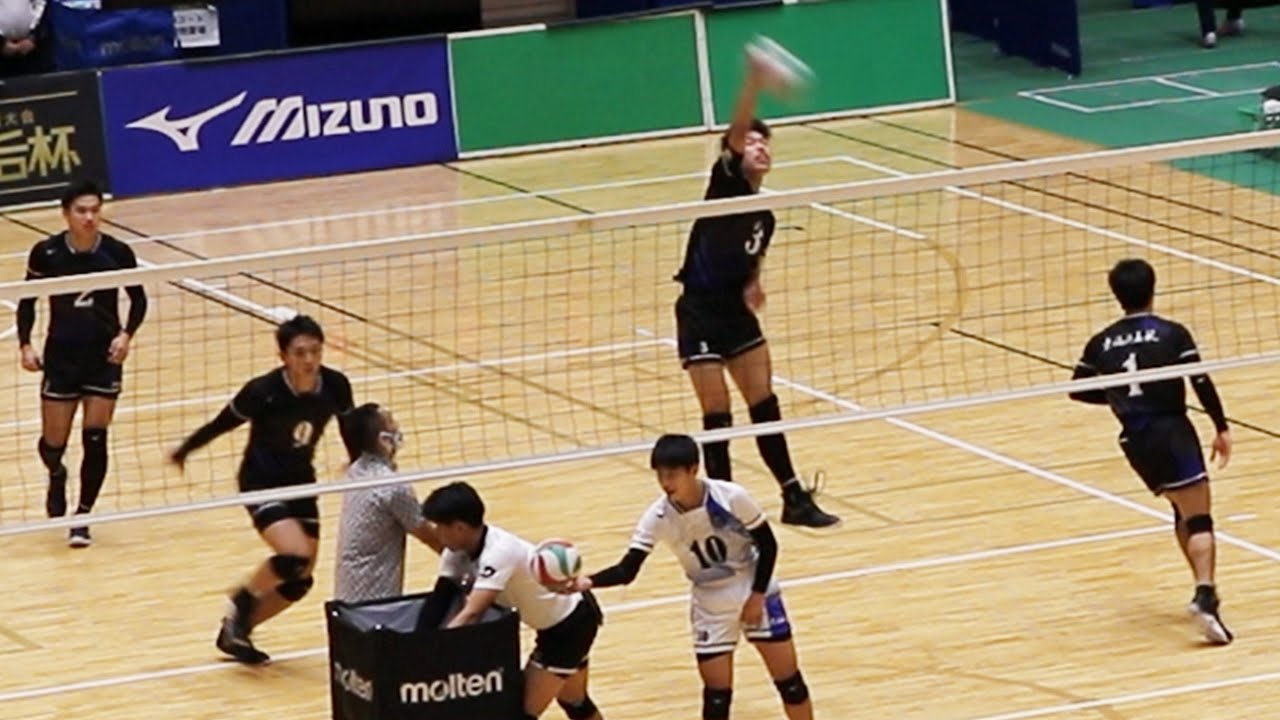 天皇杯2021】スパイク練習：東福岡高校 ＜男子バレーボール全日本