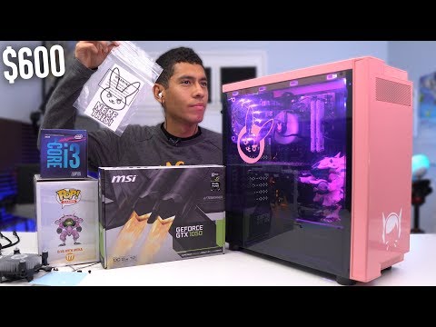 $600 Gaming PC Build - i3 8100 GTX 1050 (w/ Benchmarks) Coffee