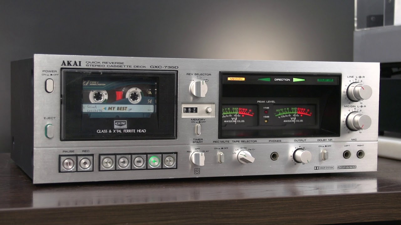 Akai GXC-735D - YouTube