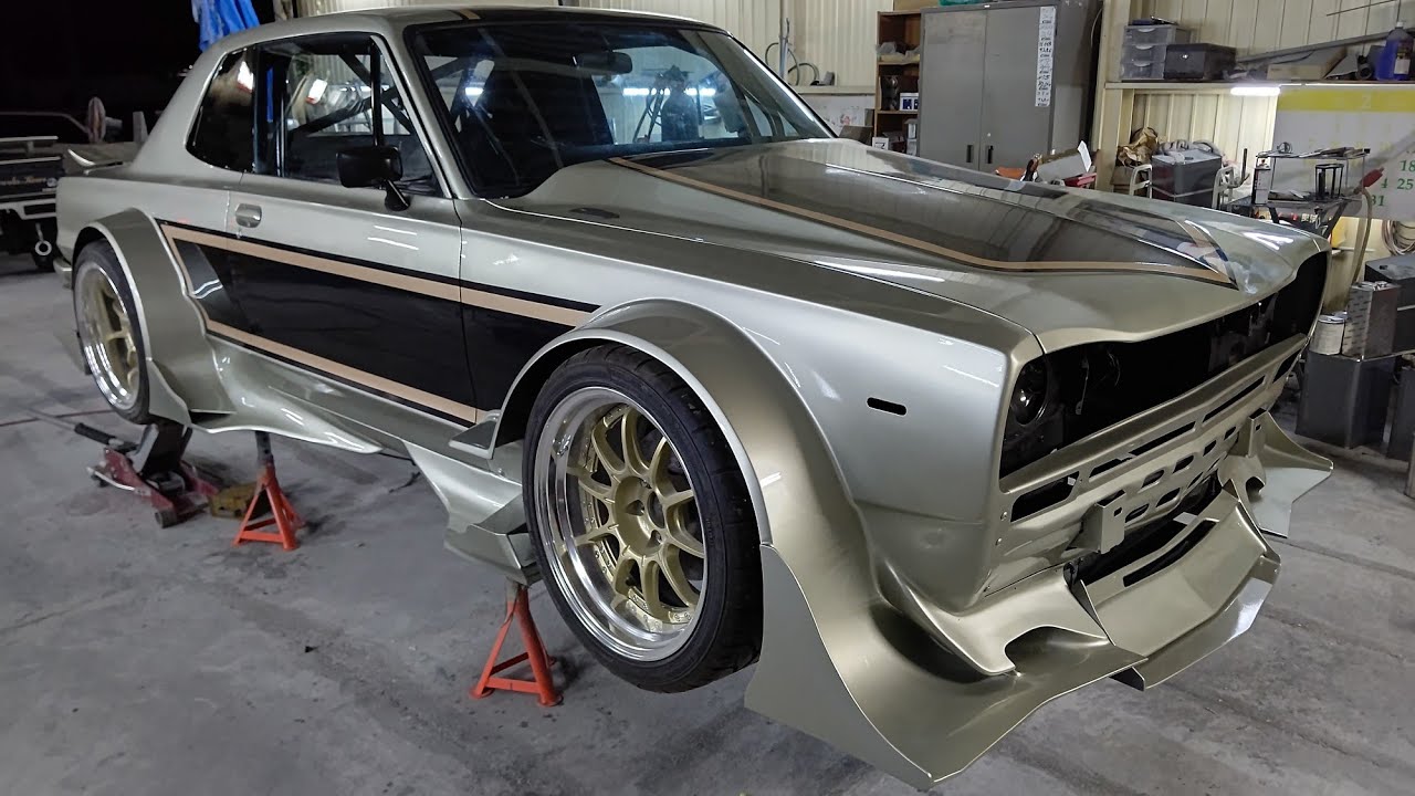 Hakosuka modified car diary♪ #Full paint job #hakosuka #classic