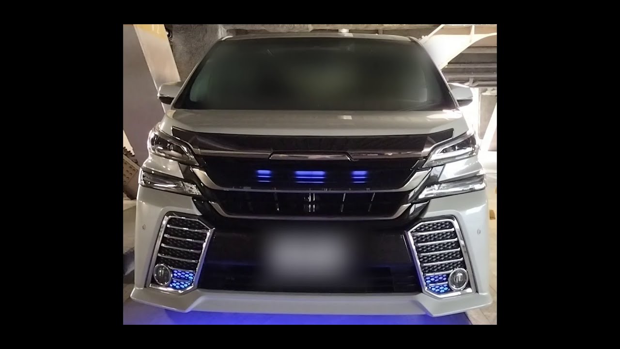 ヴェルファイア 30前期 モデリスタ グリル LED オープニングアクション