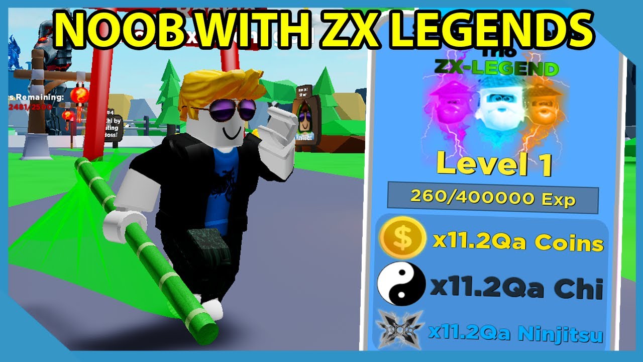 Noob With Z X-Legend Pets! x11Qa Boost! - Roblox Ninja Legends
