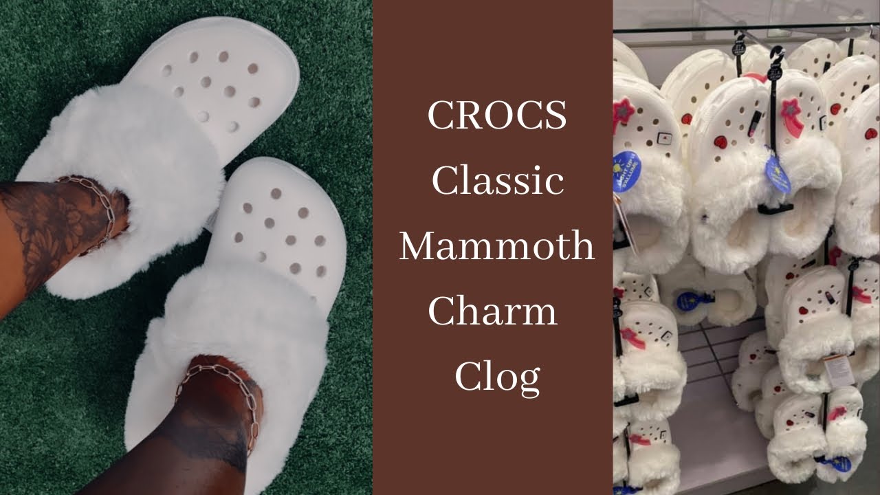CROCS CLASSIC MAMMOTH CHARM CLOG UNBOXING REVIEW + TRY ON | CROCS