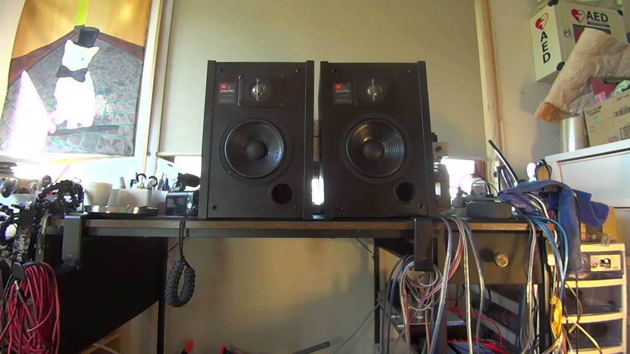 JBL 銘機スピーカー J216PRO - YouTube
