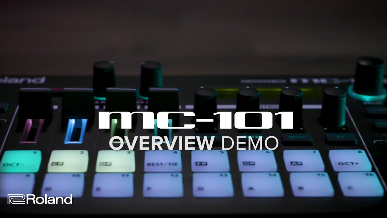 Roland MC-101 GROOVEBOX: Overview - YouTube