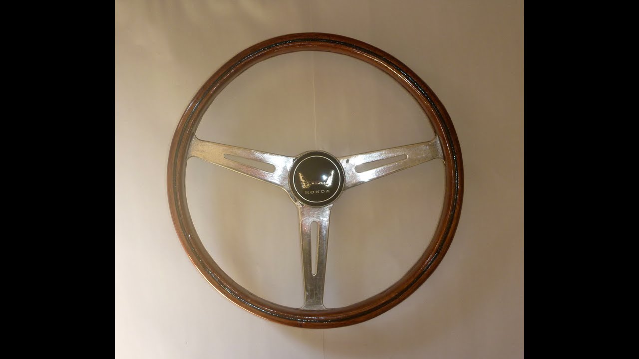 HONDA S600 ステアリングのレストア - YouTube