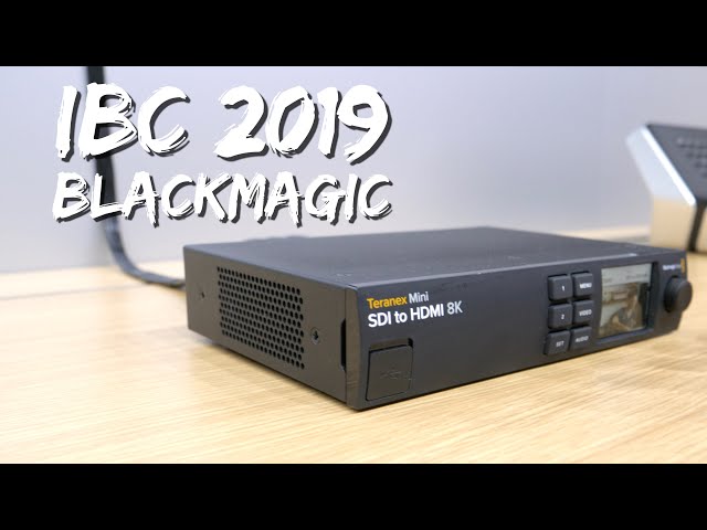 Blackmagic Teranex Mini SDI to HDMI 8K HDR - IBC 2019 - YouTube