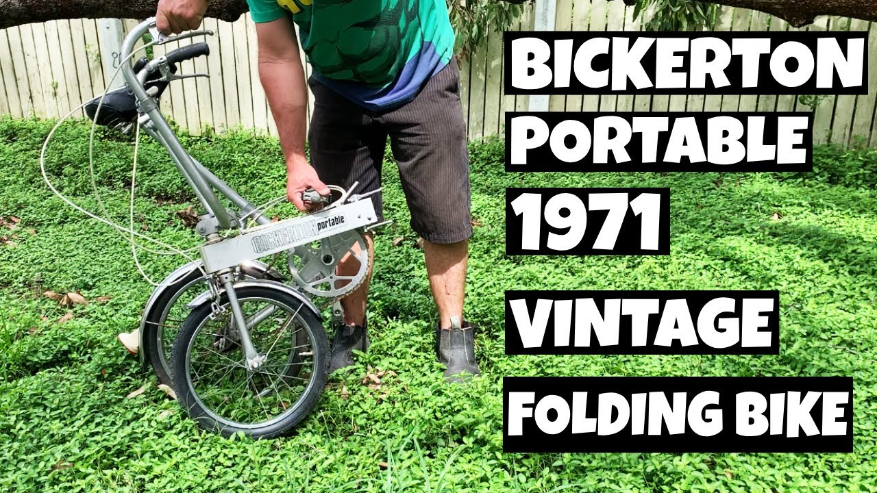 An Innovative FOLDING Bickerton Portable Bike From 1971 | Vintage