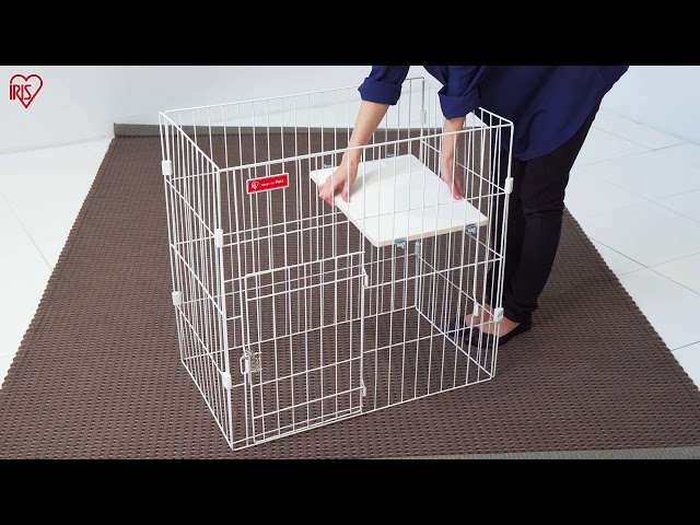 スリムキャットケージ3段 PSCC-753 組み立て方ver - YouTube